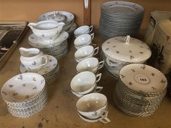 Royal Tettau dinner service, 103 pieces